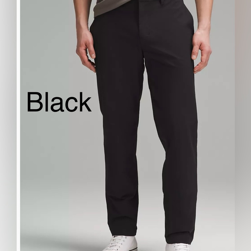 Bundle 2 pairs  - Lululemon ABC Pant Classic Fit Warpstreme 1 Black 1Greyslate - Picture 5 of 5